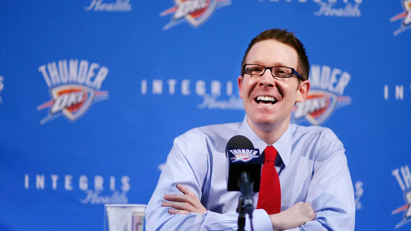Sam Presti at press conference